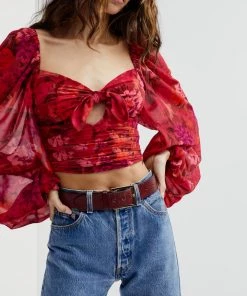 Ready-to-Wear Trisha Crop Top Tops