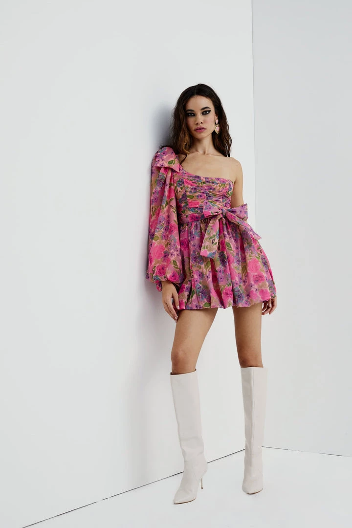 Ready-to-Wear Annie One Shoulder Mini Dress Curve Styles 6 Ready-to-Wear Annie One Shoulder Mini Dress Curve Styles