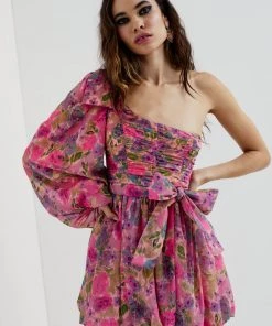 Ready-to-Wear Annie One Shoulder Mini Dress Curve Styles