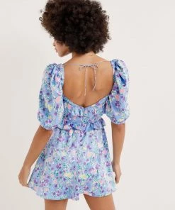 Ready-to-Wear Dresses Charlene Puff Sleeve Mini Dress