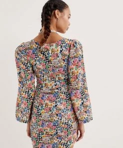 Ready-to-Wear Curve Styles June Bell Sleeve Mini Dress