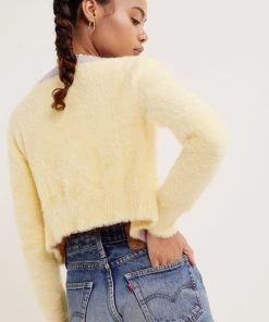 Knitz Sheila Cropped Cardigan Tops