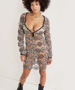 Knitz Kaya Long Sleeve Mini Dress