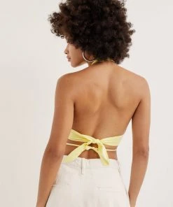 Ready-to-Wear Rana Cross Front Crop Top