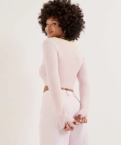 Knitz Sheila Cropped Cardigan Tops