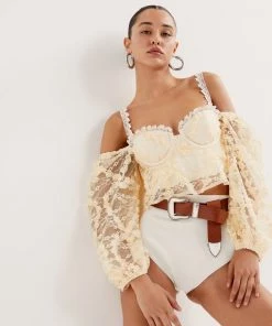 Ready-to-Wear Ysabelle Crop Top Tops