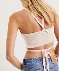 Knitz Jourdin Tie Crop Top