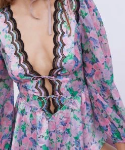 Victorias Secret Odette Floral Romper Lingerie