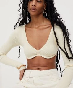 Knitz Jourdin Cross Front Top