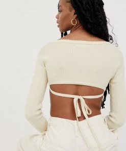 Knitz Jourdin Cross Front Top