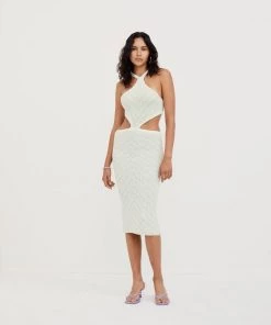 Knitz Bette Cut Out Midi Dress