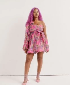 Ready-to-Wear Annie One Shoulder Mini Dress Curve Styles 15 Ready-to-Wear Annie One Shoulder Mini Dress Curve Styles