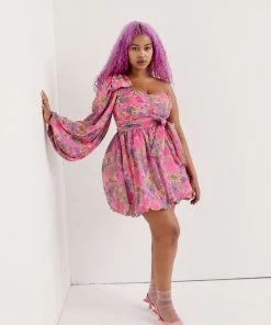 Ready-to-Wear Annie One Shoulder Mini Dress Curve Styles 17 Ready-to-Wear Annie One Shoulder Mini Dress Curve Styles