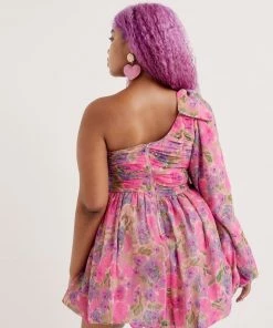 Ready-to-Wear Annie One Shoulder Mini Dress Curve Styles 19 Ready-to-Wear Annie One Shoulder Mini Dress Curve Styles