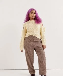 Knitz Andie Cut-Out Sweater