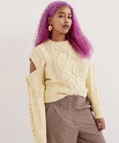 Knitz Andie Cut-Out Sweater