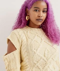 Knitz Andie Cut-Out Sweater