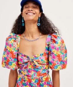 Ready-to-Wear Merrill Puff Sleeve Mini Dress Curve Styles