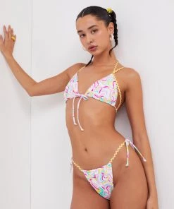 Swim Palmer Triangle Bikini Top