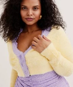 Knitz Sheila Cropped Cardigan Tops