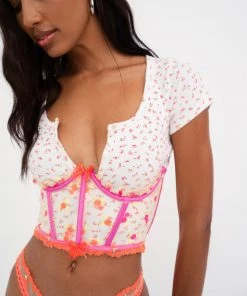 Victorias Secret New Flowerbuds Corset