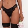 Victorias Secret Faye Lace Thong Panty Lingerie