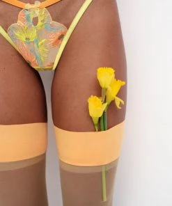 Victorias Secret Waterlily Embroidery Thong Panty New 12 Victorias Secret Waterlily Embroidery Thong Panty New