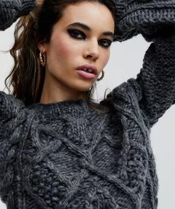 Knitz Andie Cut-Out Sweater