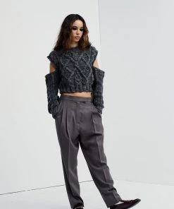 Knitz Andie Cut-Out Sweater