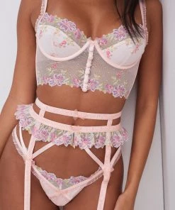 Victorias Secret April Bloom Garter Lingerie