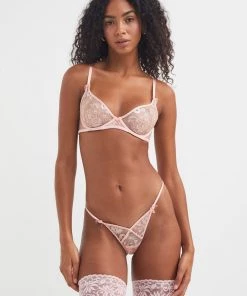 Victorias Secret Lingerie Delicate Floral Foil Bra