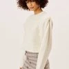 Knitz Sale Dominique Shoulder Pad Sweater