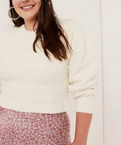 Knitz Sale Dominique Shoulder Pad Sweater