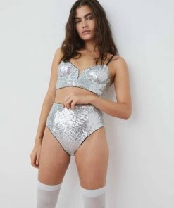 Victorias Secret Lingerie Glimmer Sequin High-waist Panty