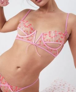 Victorias Secret Love Bouquet Embroidery Bra