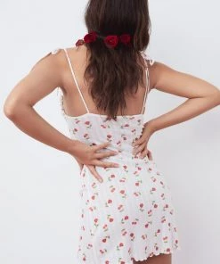 Victorias Secret Cherry Roses Pointelle Dress Lingerie