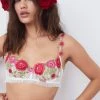 Victorias Secret V-Day Floral Embroidery Bra Lingerie