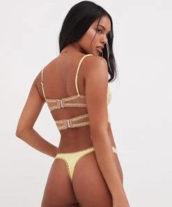 Victorias Secret Faye Lace Thong Panty