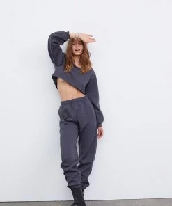 For Love & Leisure Josie Cropped Sweatshirt