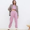For Love & Leisure Josie Foldover Waistband Sweatpant