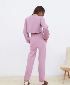 For Love & Leisure Josie Foldover Waistband Sweatpant