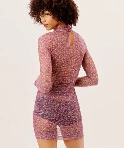 Ready-to-Wear Nadia Sheer Mini Dress Dresses