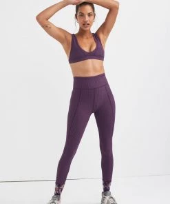 For Love & Leisure Seamed Rib Legging