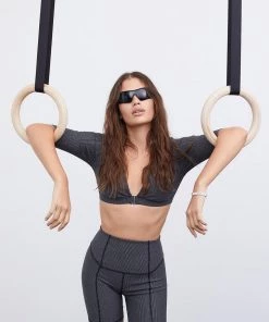 For Love & Leisure Ribbed Bra Top