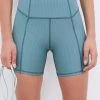 For Love & Leisure Ribbed Biker Shorts