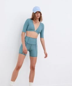 For Love & Leisure Ribbed Bra Top