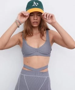 For Love & Leisure Double Strap Waist Legging