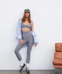 For Love & Leisure Double Strap Waist Legging