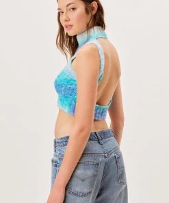 Knitz Rosa Crop Tank Sweater