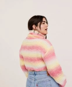 Knitz Sale Rosa Turtleneck Crop Sweater